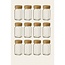 Kruidenpotjes set Bamboo | 120 ml | 12 stuks