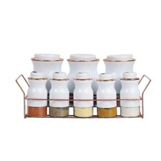 Trendmax Trendmax | Voorraadpotjes - Wit - 8 stuks