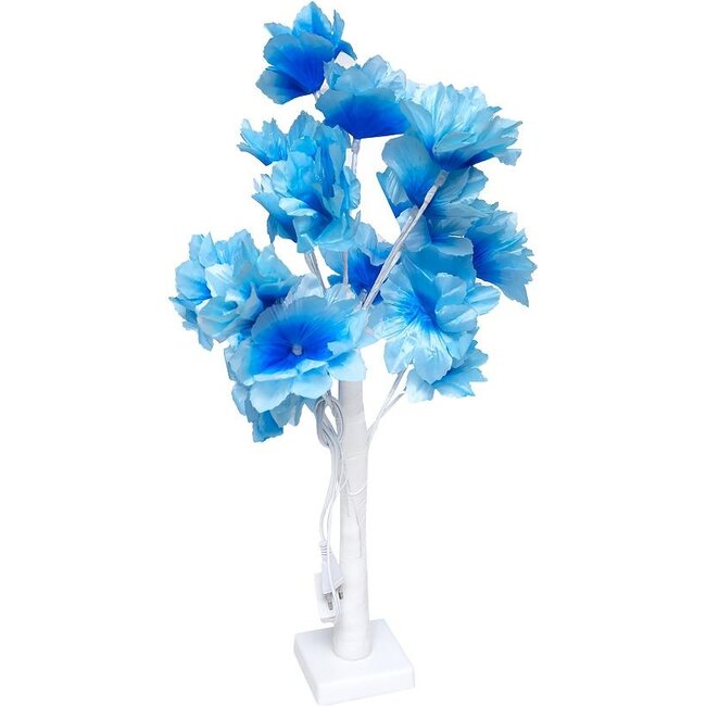 Bloemenlamp | Wit/Rood