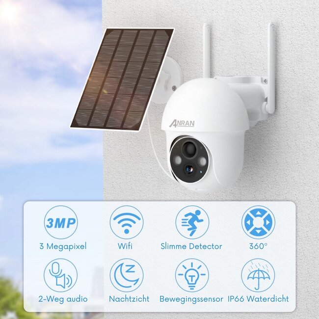 Solar Wirelss Security Camera