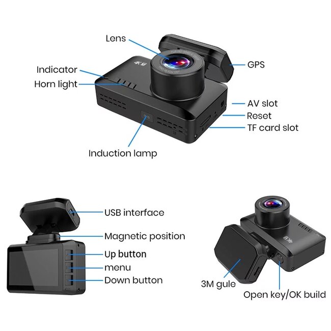 Dash Camera - 2 Camera 4k