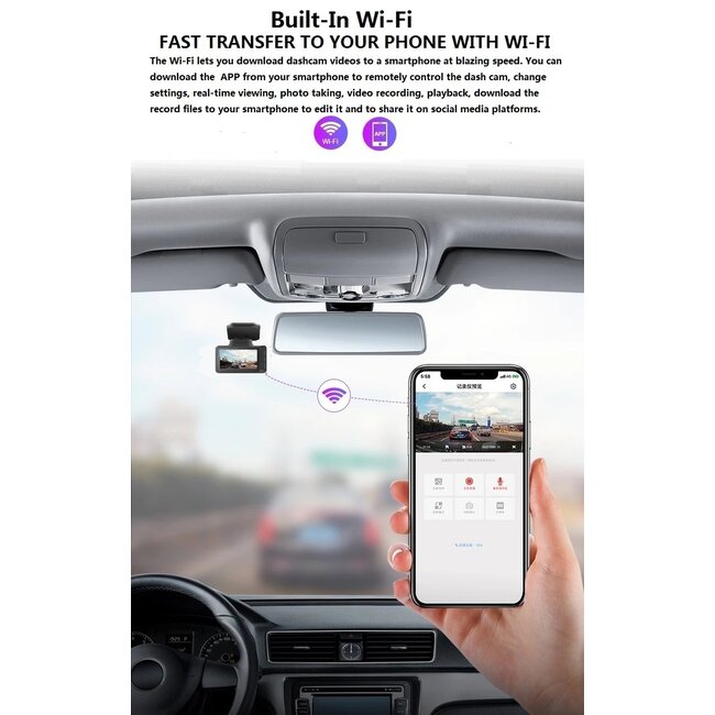 Dash Camera - 2 Camera 4k