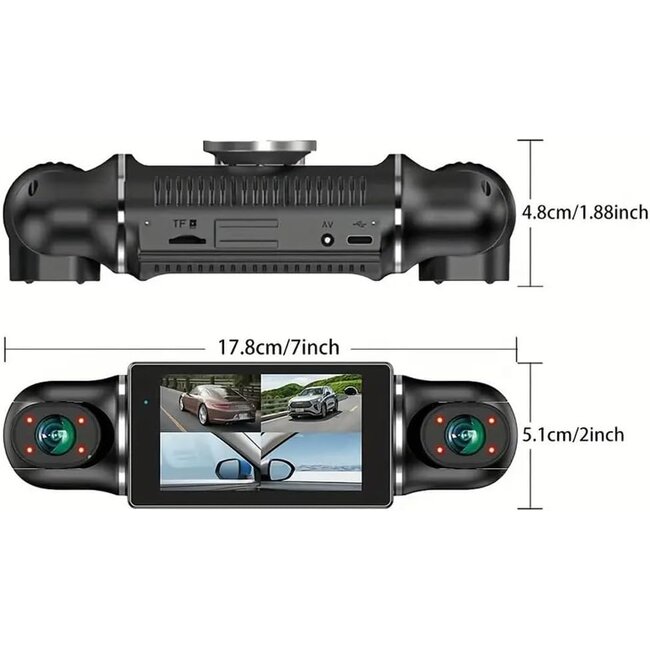 Video Car Dvr 3 In 1