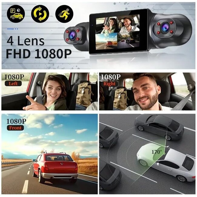 Video Car Dvr 3 In 1