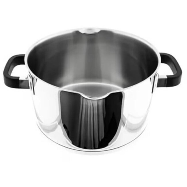 Almina Almina | Kookpot Metaal Zwarte Handvat 22cm/4.5l