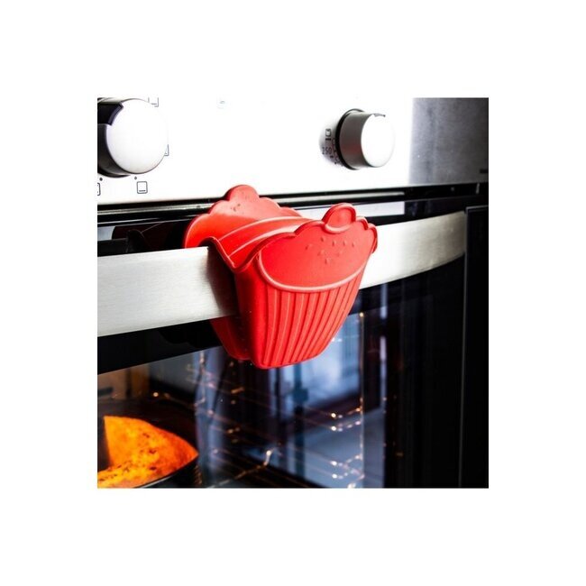 Almina | Siliconen  Bakhandschoen | Rood