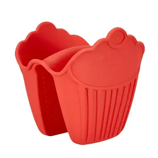 Almina Almina | Siliconen  Bakhandschoen | Rood