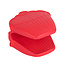 Almina | Siliconen  Bakhandschoen | Rood