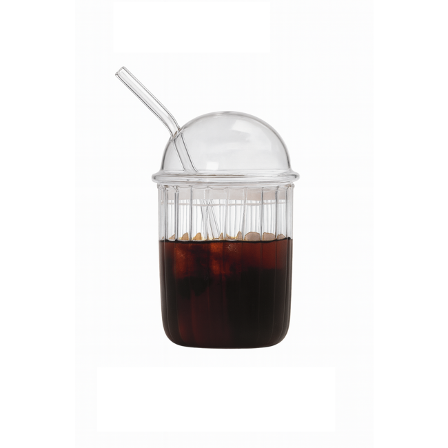 Almina | 1 Vivien Drinkglas Met Glazenrietje | 500ML