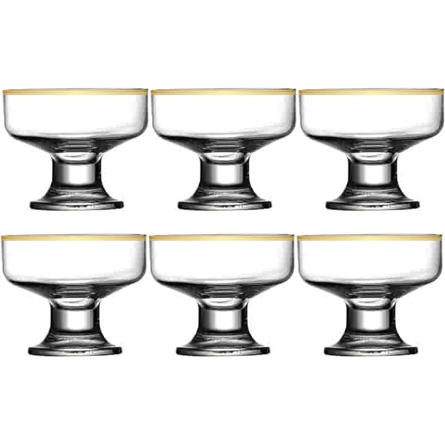 Pasabahce | 6 Iceville Ijskom Goud | 81mm