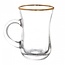 Pasabahce Pasabahce | 6 Keyif Goud Met Oor Theeglazen | 145ML