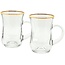Pasabahce Pasabahce | 6 Keyif Goud Met Oor Theeglazen | 145ML
