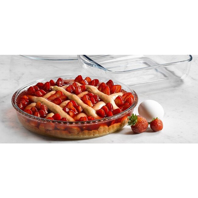 Pasabahce |  2 Borcam Rond Ovenschaal