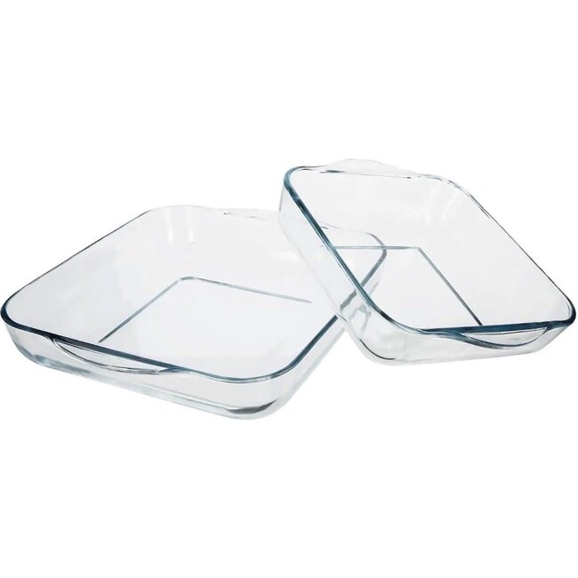 Pasabahce | 2 Borcam Vierkant Ovenschaal