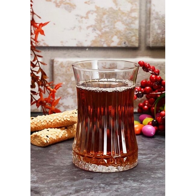 Pasabahce Pasabahce | 12 Elysia Theeglazen Met Onderzetter