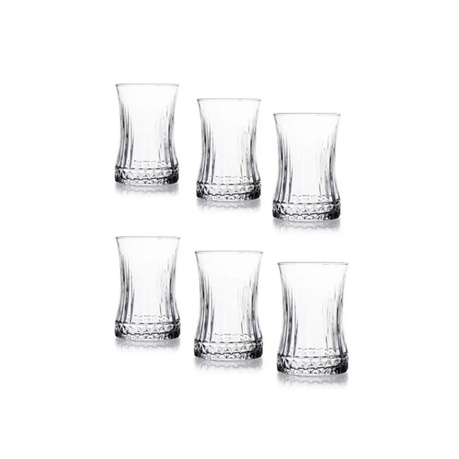 Pasabahce Pasabahce | 12 Elysia Theeglazen Met Onderzetter