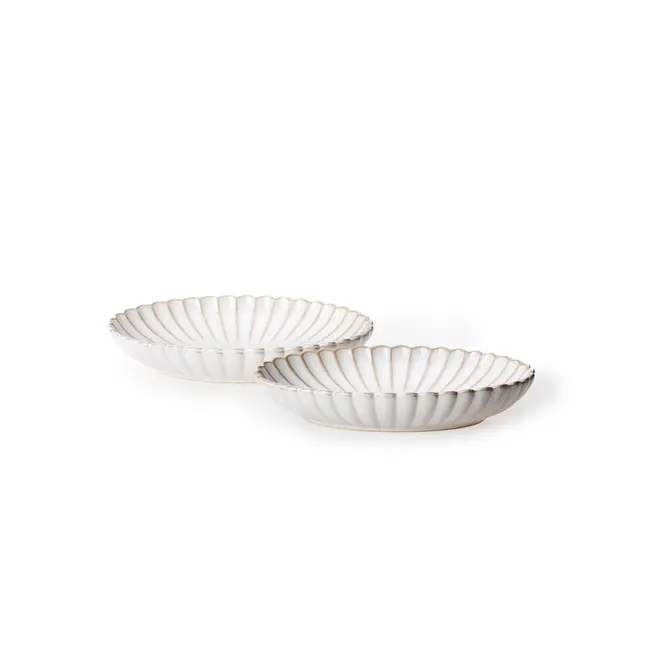 Almina Almina | 2 Bloomy Ovaal Serveerschaal