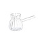 Almina Almina | 1 Luana El Chico Glazen Koffiekan | 400ML
