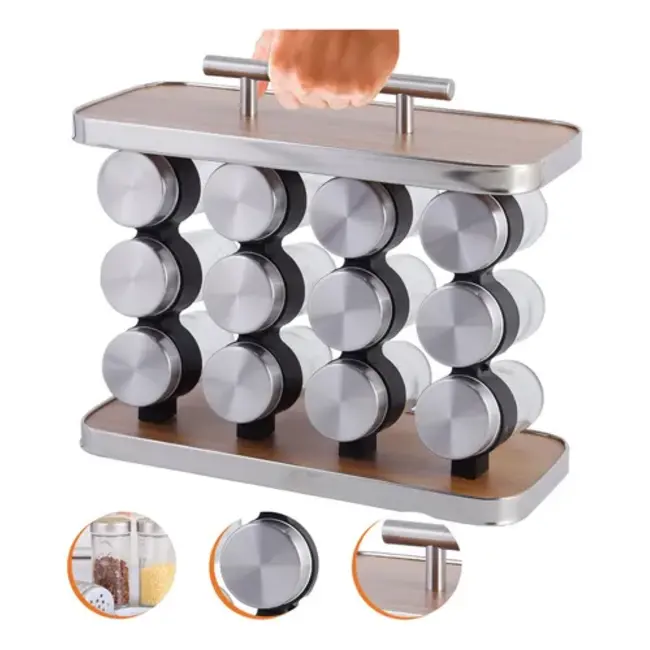 12 Kruidenpotjes Set