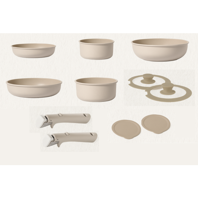 Bavary | Pannenset Creme | 11-Delig