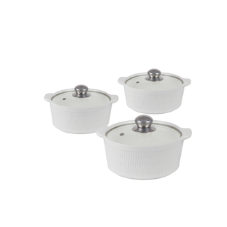 Trendmax Trendmax | Keramische Potten  Set 3 Stuks