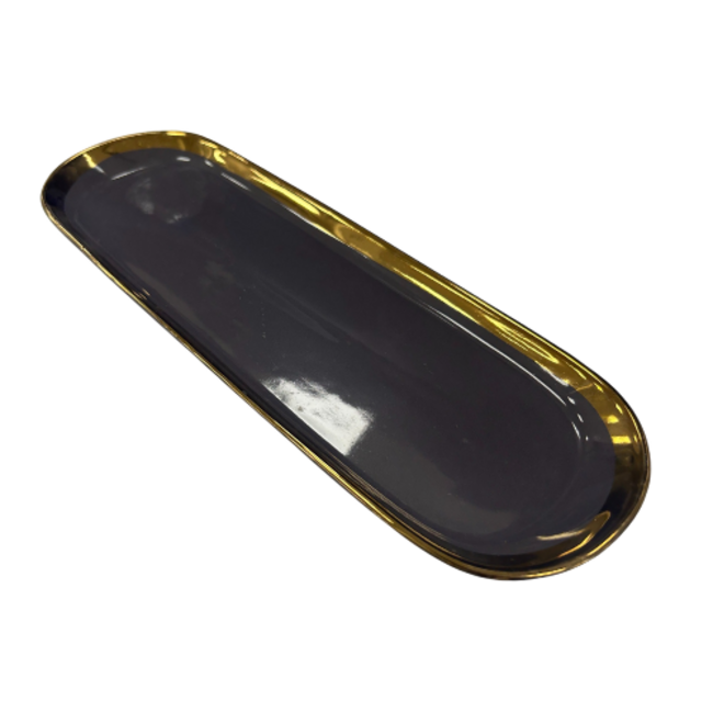 Trendmax Trendmax | 3-Delige Snackschalen Set met Gouden Rand