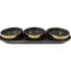 Trendmax | 3-Delige Snackschalen Set met Gouden Rand