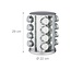 Bavary Bavary | Kruidencarousel Zilver 16 Potjes