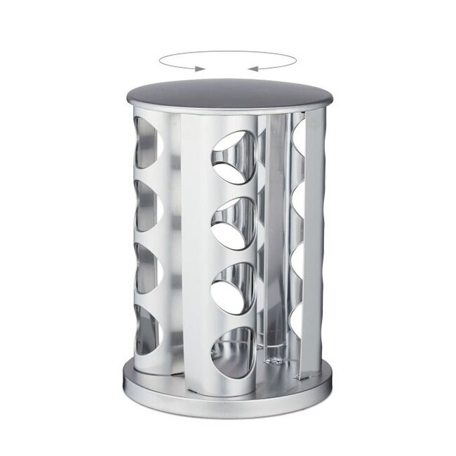 Bavary | Kruidencarousel Zilver 16 Potjes