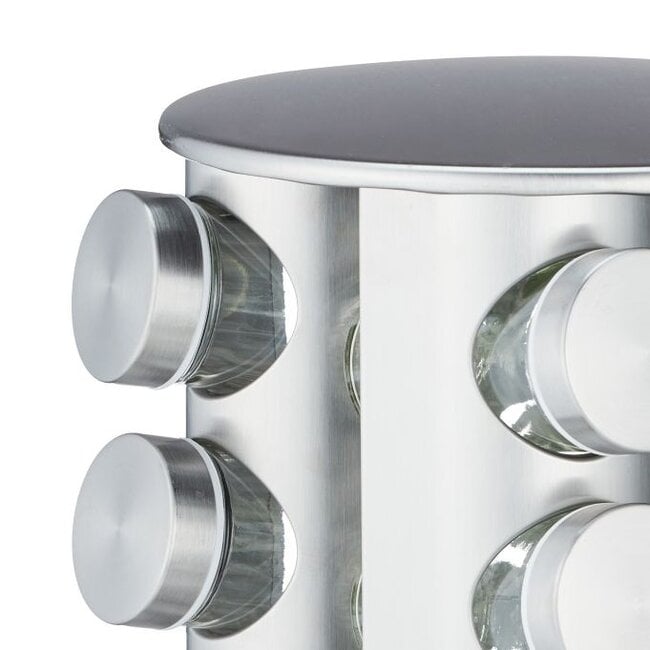 Bavary | Kruidencarousel Zilver 16 Potjes