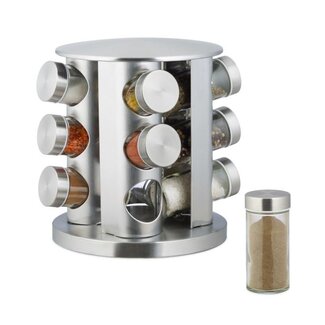 Bavary Bavary | Kruidencarousel Zilver 12 Potjes
