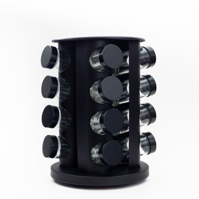 Bavary | Kruidencarousel Zwart 16 Potjes