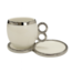 Trendmax Trendmax | Luxe 12-Delige Koffieset met Zilveren Accenten | Modern Design