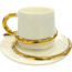Trendmax | Luxe 12-Delige Koffieset met Gouden Accenten | Elegant Design