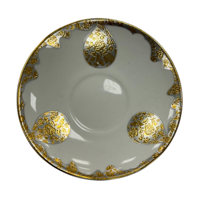 Trendmax Trendmax | Luxe 12-Delige Espressoset | Goud Bloemen Design