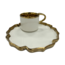 Almina Almina | Luxe 12-Delige Espressoset | Klaver Design Wit/Goud