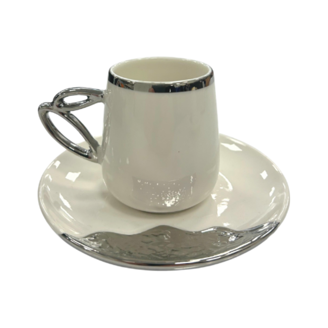 Queens Porcelain | Luxe 12-Delige Espressoset | Modern Design