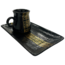 Trendmax Trendmax | Luxe 12-Delige Espressoset | Grieks Meanderpatroon Zwart/Goud