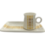 Trendmax Trendmax | Luxe 12-Delige Espressoset | Grieks Meanderpatroon Wit/Goud