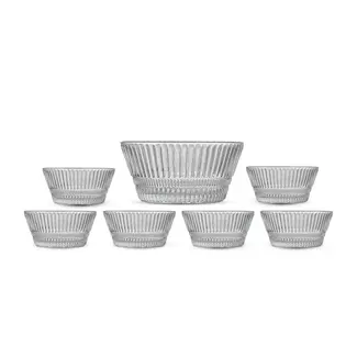 Deli Glas | 6-Delige Snackkom Set | Elegant Design