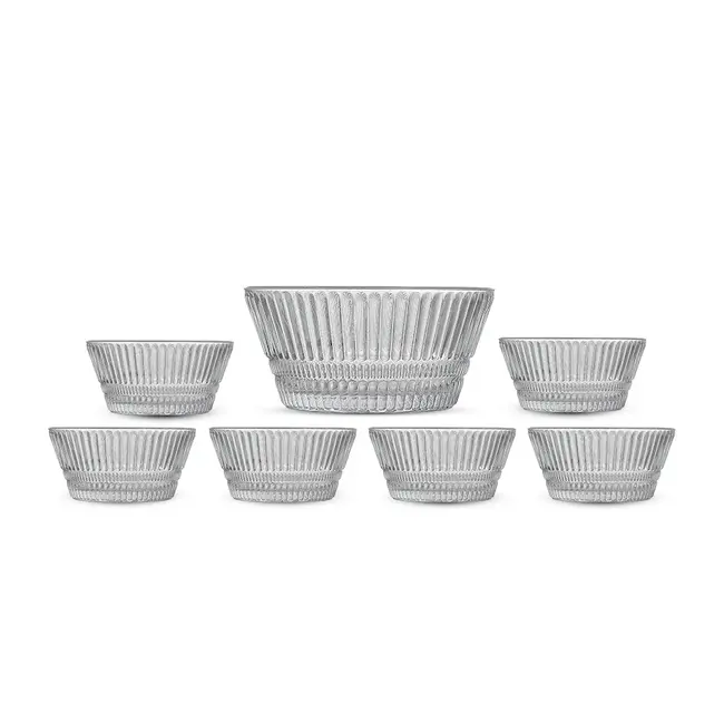 Deli Glas | 6-Delige Snackkom Set | Elegant Design