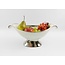 Trendmax Trendmax | Luxe Porseleinen Schaal | Wit/Zilver Design
