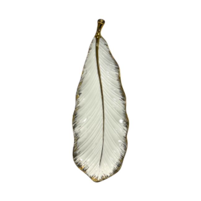 Luxe Porseleinen Schaal | Leaf