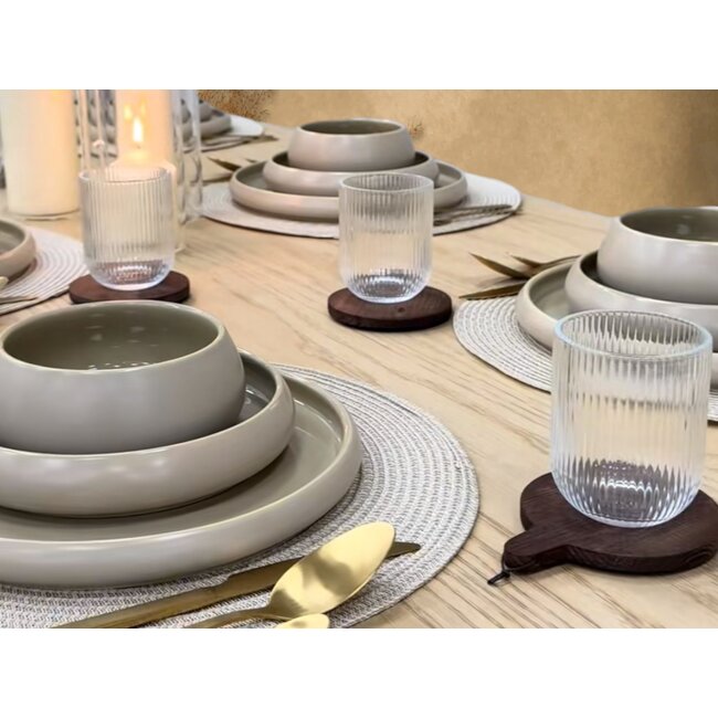 HAKAL Hakal | Ronde Onderzetters | 6 Stuks