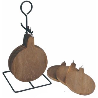 HAKAL Hakal | Ronde Onderzetters | 6 Stuks