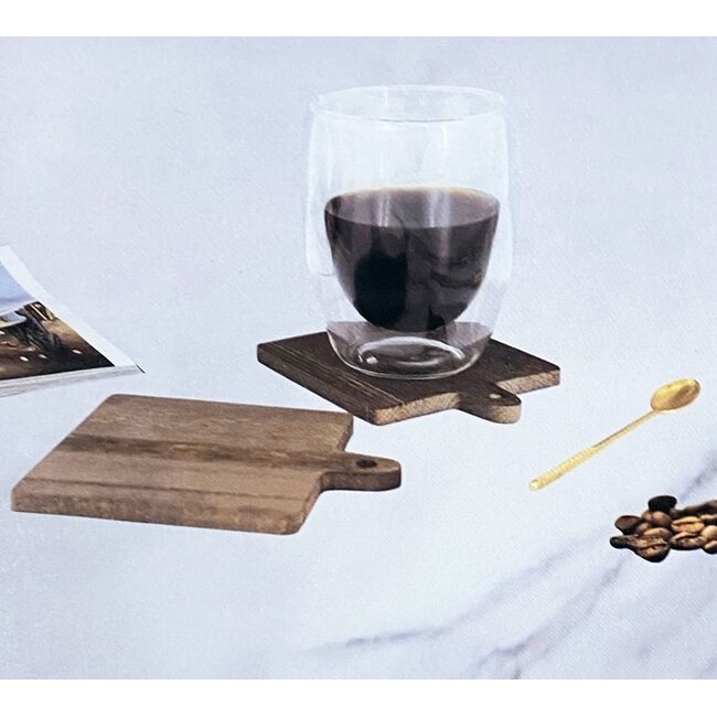 Hakal | Vierkanten Onderzetters | 6 stuks