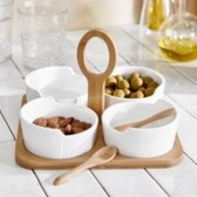 Kommenset | Wit | 4-delig