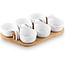 HAKAL Hakal | Melamine Kommetjes Op Plank Wit