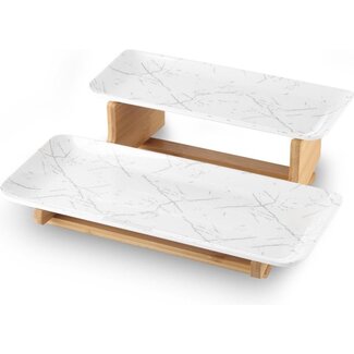 HAKAL Hakal | Melamine Buffer Etagere Wit