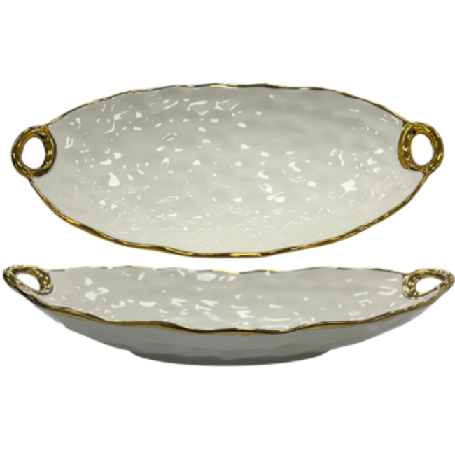 Luxe Ovale Porseleinen Schaal